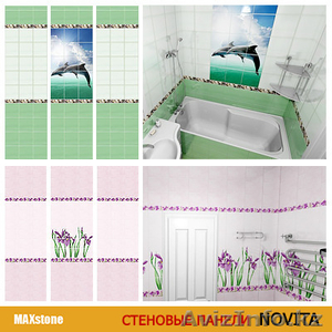 Стеновые панели ПВХ 3D «Novita» в Алматы - Изображение #4, Объявление #1516922