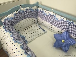 Бортики в детскую кроватку, комплект в манеж, пошив под заказ - Изображение #7, Объявление #1514728