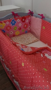 Бортики в детскую кроватку, комплект в манеж, пошив под заказ - Изображение #5, Объявление #1514728