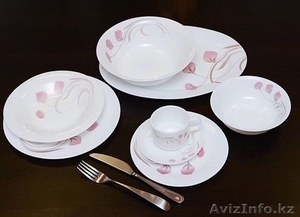 Столовый сервиз Core Opal PRETTY PINK 38 предметов,  6 персон