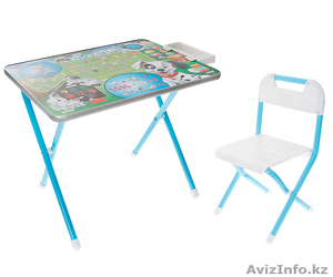Набор мебели стол+стул Дэми "№1", (голубой, Далматинцы) - Изображение #1, Объявление #1585741