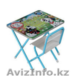 Набор мебели стол+стул Дэми "№1", (голубой, Далматинцы) - Изображение #2, Объявление #1585741