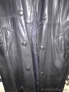 Продам кожаный мужской плащ 52-54 бу - Изображение #2, Объявление #1582710