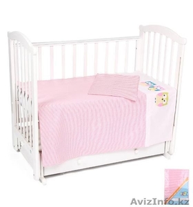  Комплект постельного белья в кроватку LEADER KIDS, (Совята, роз)  - Изображение #1, Объявление #1586196