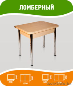 Кухонные столы, стулья и табуреты оптом из Ульяновска от производителя. Хром - Изображение #1, Объявление #1586894