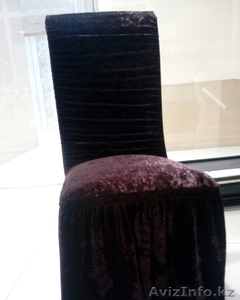 Чехол резинка на стулья велюр - Изображение #1, Объявление #1600522