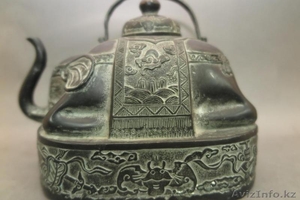 Коллекционный бронзовый чайник в форме слона.  - Изображение #1, Объявление #1606336
