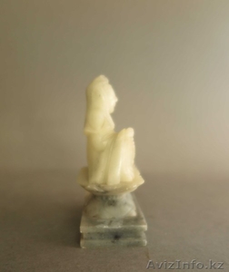 Статуэтка будды из белого камня. Нефрит (?) - Изображение #1, Объявление #1607815