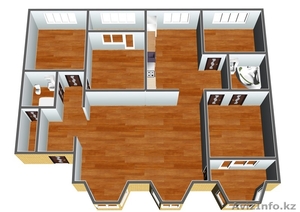 5-комнатная квартира, 176.2 м², 3/3 эт., Аль-Фараби 43 — проспект Сейфуллина - Изображение #10, Объявление #1626599