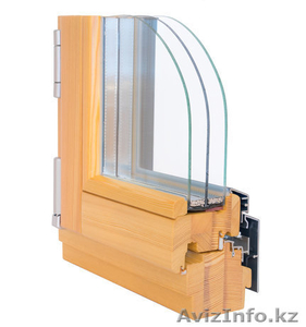 лучшая альтернатива деревянным окна -дерево -алюминиевые окна - Изображение #1, Объявление #1640340