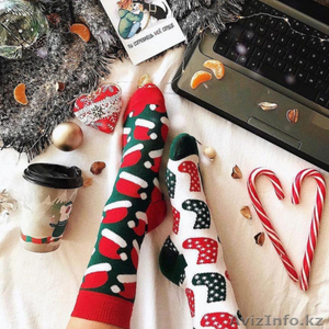 Цветные носки подарок на Новый год - Изображение #1, Объявление #1641435