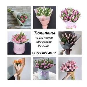 Заказать цветы онлайн в Алматы  - Изображение #1, Объявление #1676824
