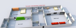 Продам 3 комнатную в жк Импорио на Тимирязева Розыбакиева. - Изображение #4, Объявление #1686673