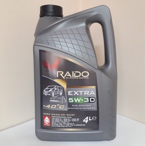 RAIDO Extra 5W-30  - полностью синтетическое моторное масло  - Изображение #1, Объявление #1693765