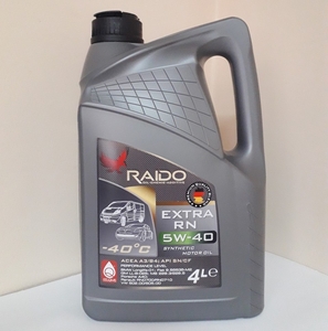 RAIDO Extra RN 5W-40- полностью синтетическое моторное масло  - Изображение #1, Объявление #1693766