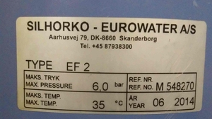 Мешочный фильтр"SILHORKO-EUROWATER A/S" тип EF 2 - Изображение #2, Объявление #1722535