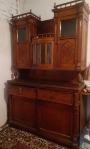 Старинный антикварный кухонный шкаф. - Изображение #1, Объявление #1739176