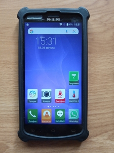 Продам смартфон Philips S616 LTE черный. Экран 5.5", разрешение 1920x1080 - Изображение #1, Объявление #1739609