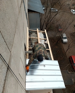 Ремонт балконного козырька звоните - Изображение #2, Объявление #972437