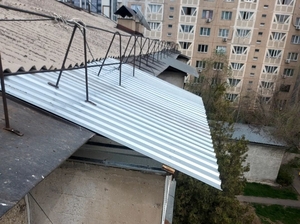 Монтаж балконного козырька в алматы не дорого - Изображение #3, Объявление #1059999