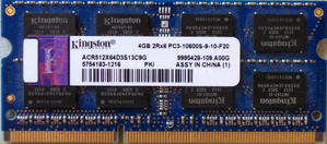 Модули памяти ноутбука DDR3 1333MHZ-4GB. - Изображение #2, Объявление #1744573