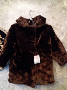 Продам детскую цигейковую Шубу новую Литва #1751546