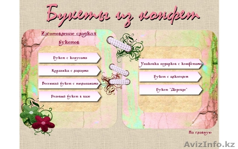 Авторский обучающий курс на  диске «Букеты из конфет». - Изображение #5, Объявление #32388