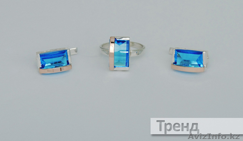 Серебрянные изделия с золотыми вставками - Изображение #1, Объявление #154728