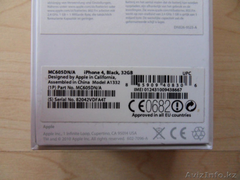 Купить новый Apple iPhone 4 Черный - Изображение #4, Объявление #168287