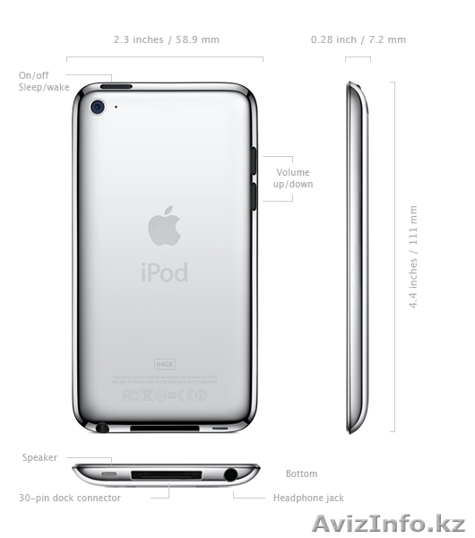 Новый Apple iPod touch 4G 32GB в Алматы - Изображение #3, Объявление #183200