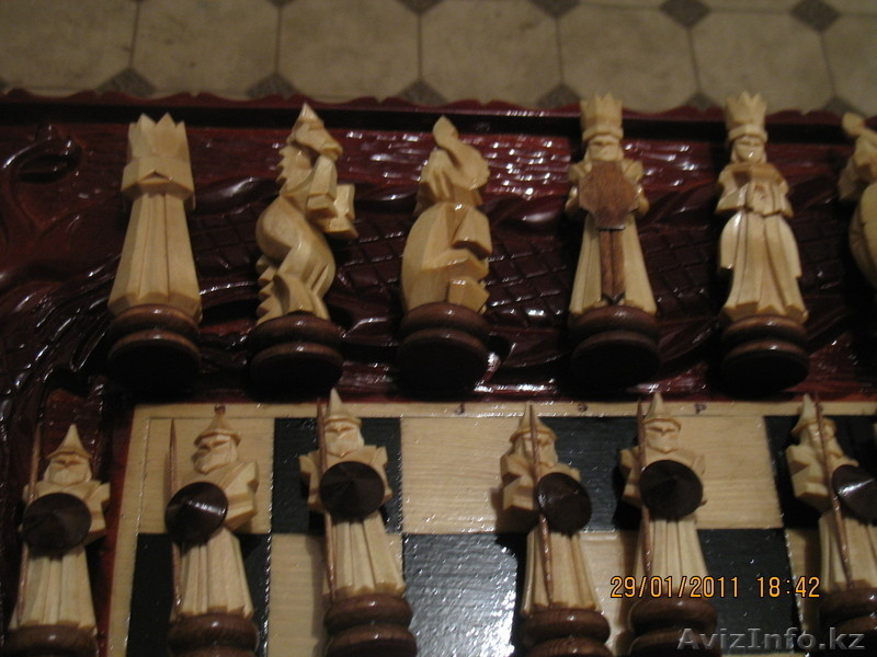 ШАХМАТЫ-НАРДЫ РУЧНАЯ РАБОТА - Изображение #3, Объявление #189813