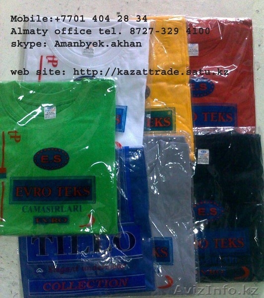 Бейсболки, Футболки оптом в Алмате - Изображение #2, Объявление #247246