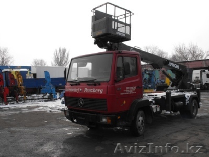 Автовышка на базе MERSEDES 814, 1996 г, 31500$, дизель, объём 6000 см.куб. - Изображение #2, Объявление #245517