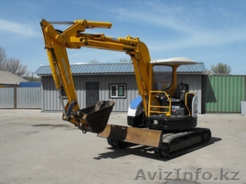 MITSUBISHI MM 57 SR, гусеничный экскаватор,18500$,1999 г.в.,отвал, ковш 0.25 м3 - Изображение #2, Объявление #242746