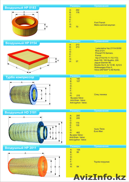 фильтры масляные, воздушные, топливные - Изображение #6, Объявление #269905