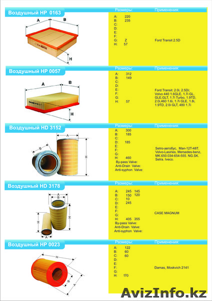 фильтры масляные, воздушные, топливные - Изображение #7, Объявление #269905