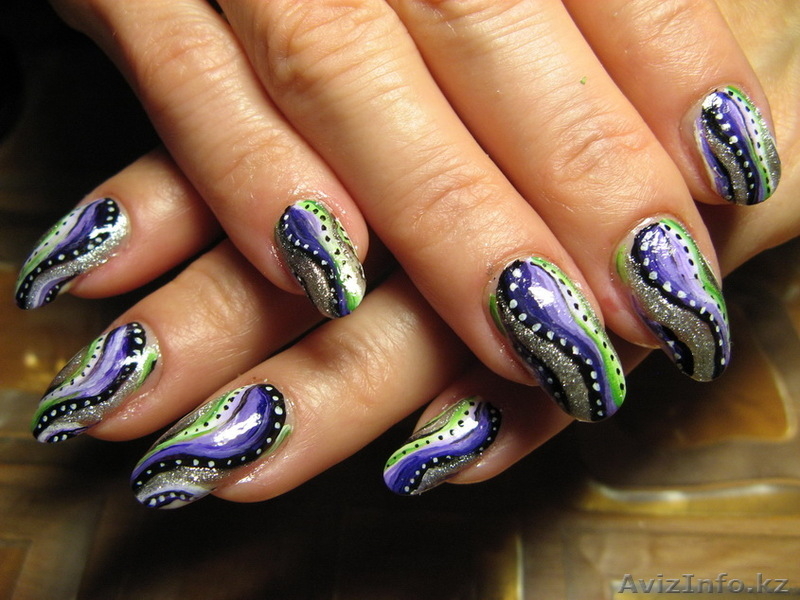 Наращивание ногтей 5.000 тг, маникюр-1.000 - Изображение #1, Объявление #283838