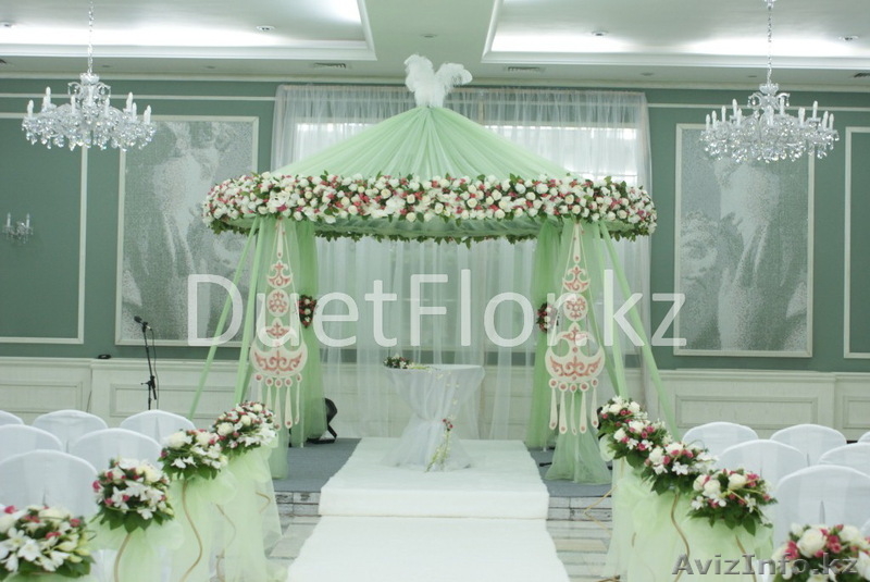 Оформление свадьбы,юбилея,конференции,коропратива живыми цветами, ткан - Изображение #1, Объявление #315425