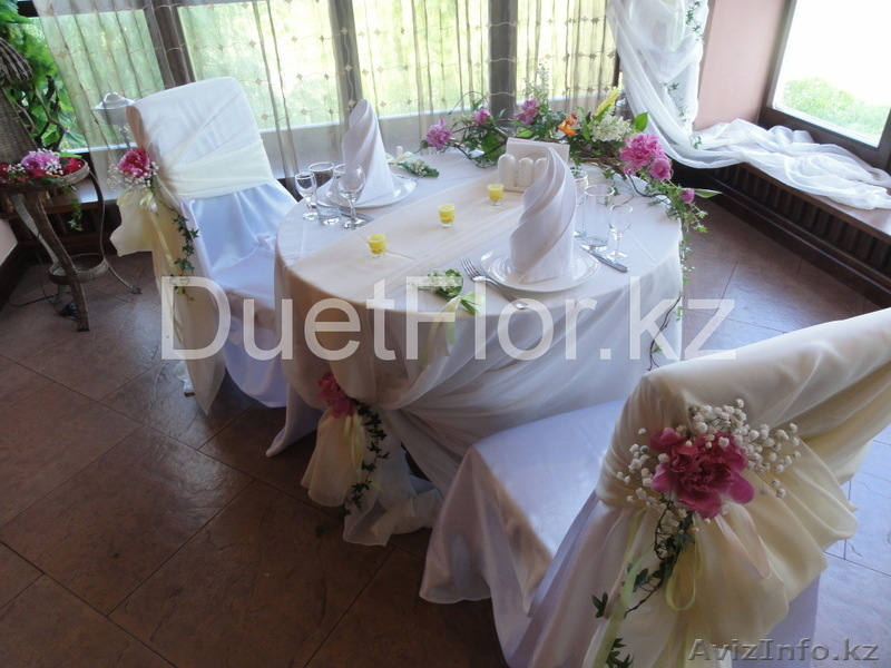 Оформление свадьбы,юбилея,конференции,коропратива живыми цветами, ткан - Изображение #2, Объявление #315425