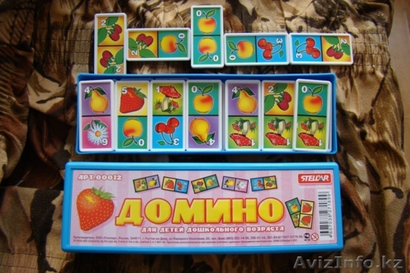 домино детское в футляре 28 фишек 4 наименования - Изображение #8, Объявление #370708
