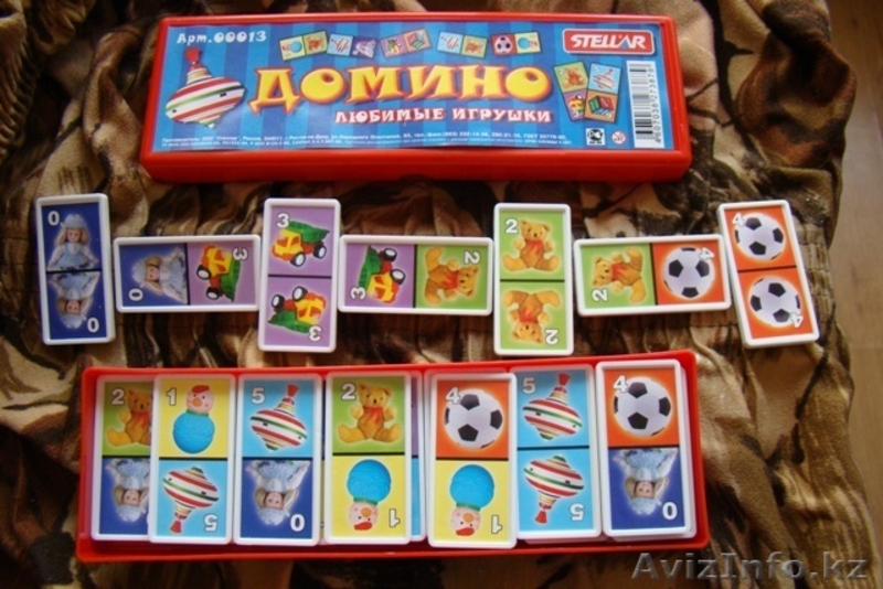 домино детское в футляре 28 фишек 4 наименования - Изображение #6, Объявление #370708