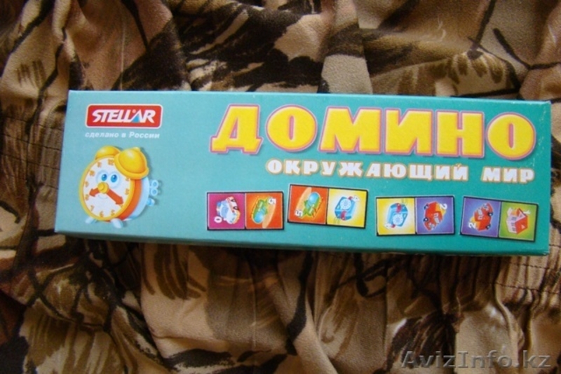 домино детское  в картонной коробке 28 фишек в ассортименте - Изображение #7, Объявление #370715