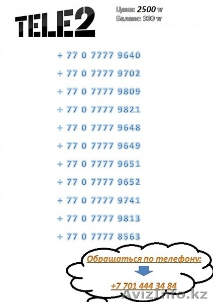vip nomera Tele2 - Изображение #4, Объявление #421311