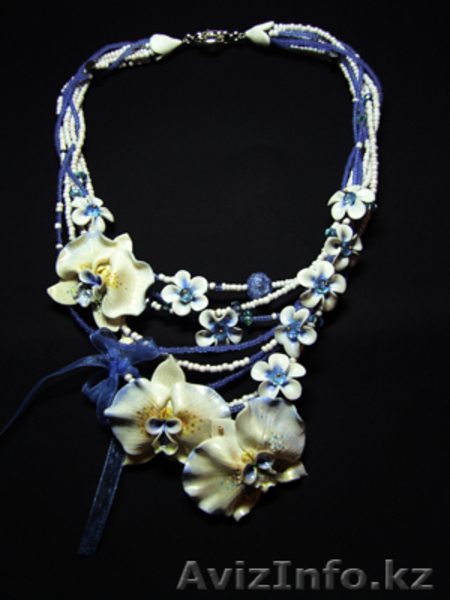  колье и серьги "теплая ночь"  - Изображение #1, Объявление #421538