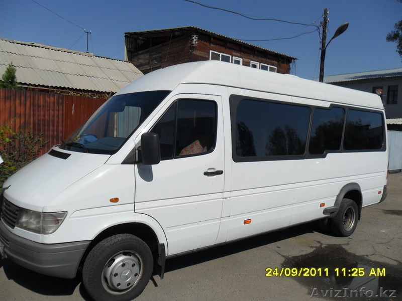 Перевозки пассажиров на микроавтобусах Мерседес Спринтер - Изображение #1, Объявление #426520