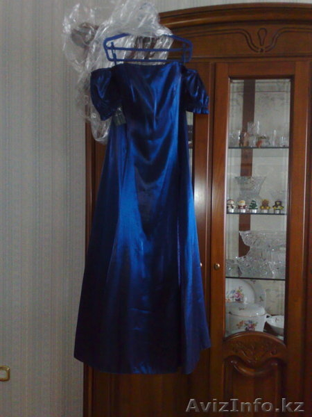 Вечернее платье, синее, пр-во Москва - Изображение #1, Объявление #505987