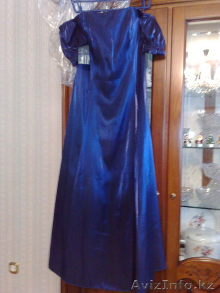 Вечернее платье, синее, пр-во Москва - Изображение #2, Объявление #505987