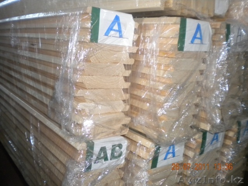 Вагонка сосна, осина; доска пола, потолка, сухая доска, проф.брус  - Изображение #7, Объявление #543872