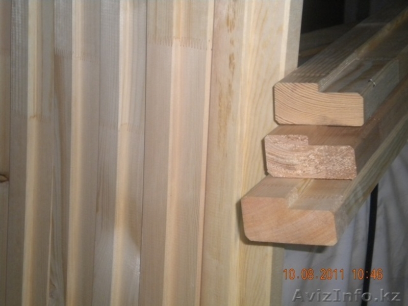 Вагонка сосна, осина; доска пола, потолка, сухая доска, проф.брус  - Изображение #3, Объявление #543872