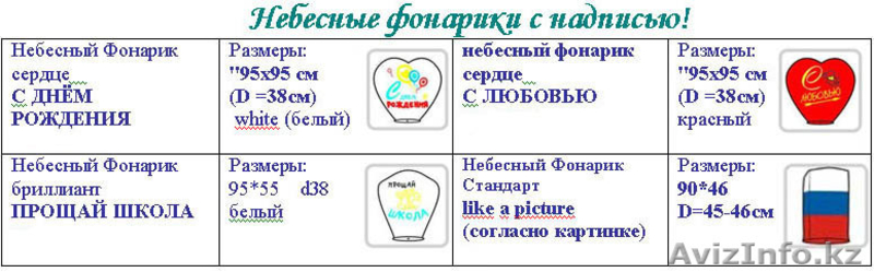 Воздушный летающий фонарик - небесные фонарики! - Изображение #3, Объявление #569324